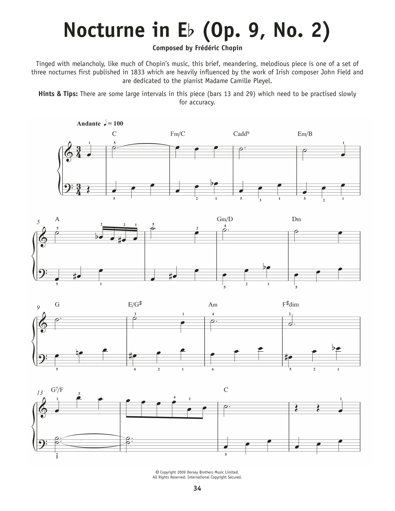 Product picture to: Nocturne In E-Flat Major, Op. 9, No. 2