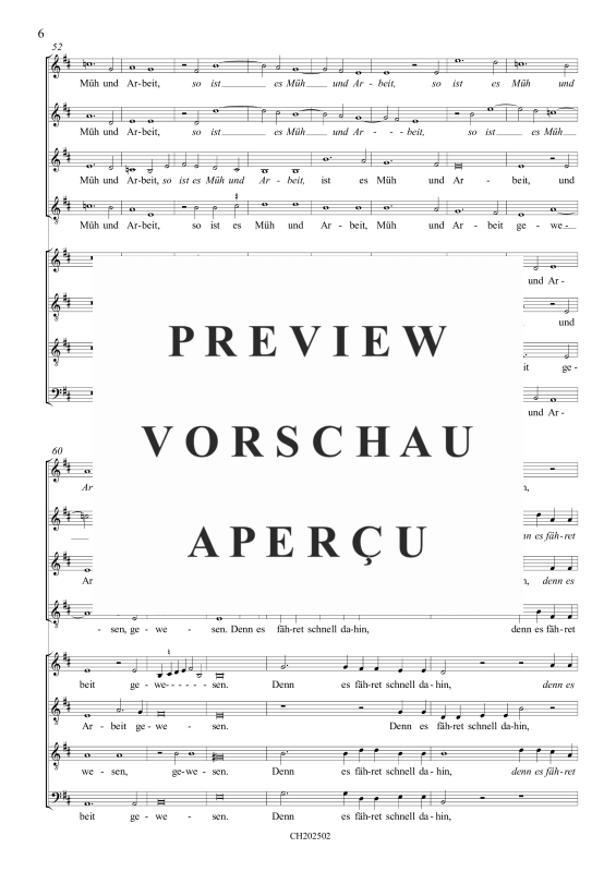 Product gallery: Page 7 of 11 Unser Leben währet siebenzig Jahr, , (mixed choir 8 voices)