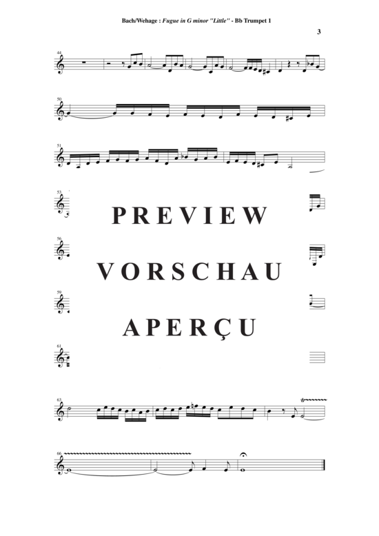 gallery: Kleine Fuge in G-Moll BWV 578 , , (Blechbläserquartett)