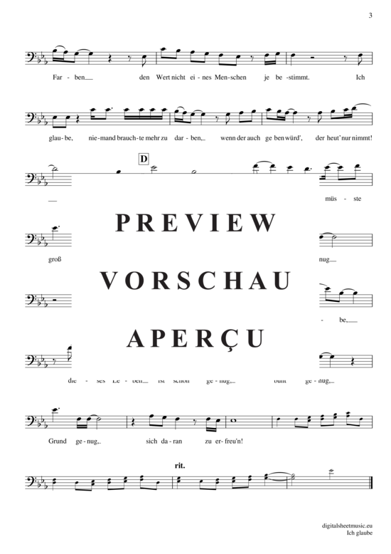 Product gallery: Page 4 of 4 Ich glaube , Jürgens, Udo, (Posaune / Bariton)