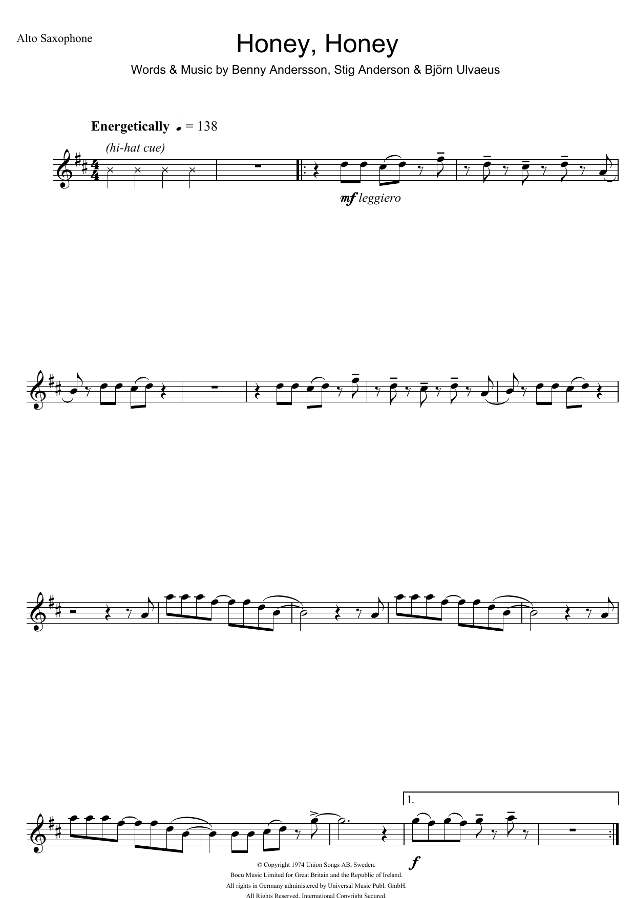 Product gallery: Page 1 of 1 Honey, Honey, ABBA