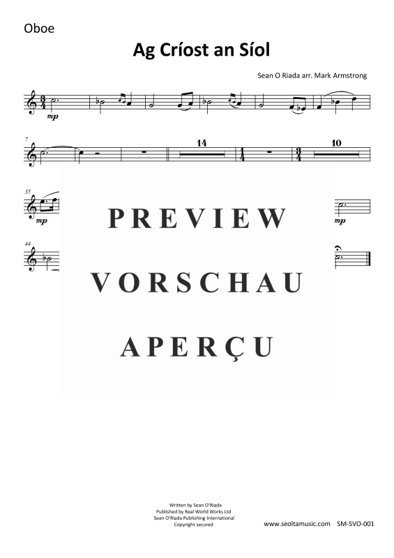 Product gallery: Page 11 of 11 Ag Criost an Siol, , Solo Voice and Small Orchestra
