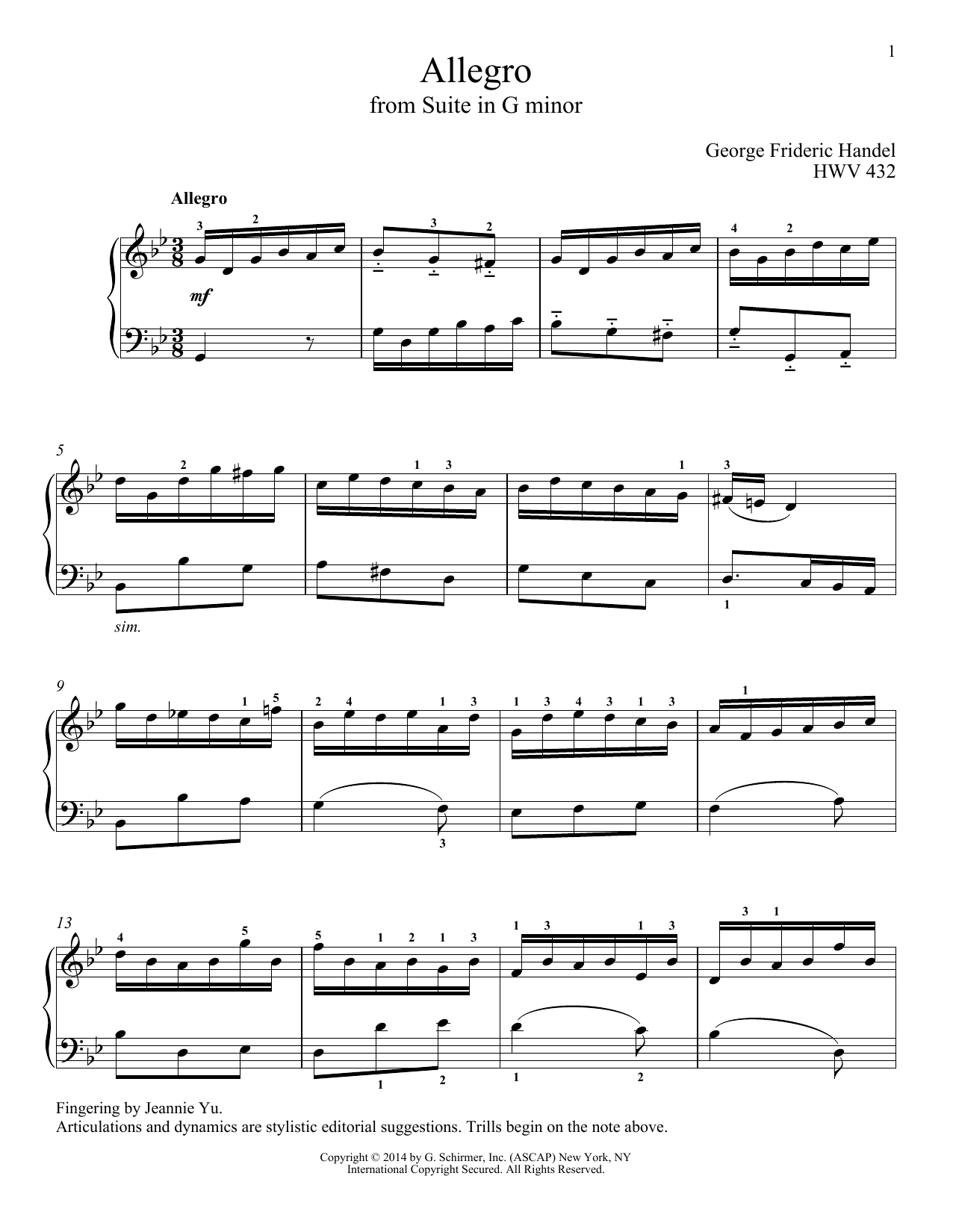 Produktbild zu: Allegro (arr. Richard Walters)