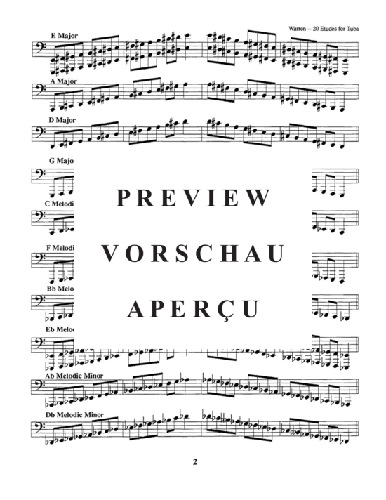Product gallery: Page 10 of 21 Twenty Etudes and Four Duets , , (Tuba Solo)