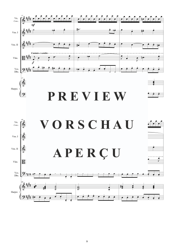 Product gallery: Page 10 of 11 Violin Concerto in E major BWV 1042, , Mixed Ensemble: Violin, Strings and Harpsichord Bc