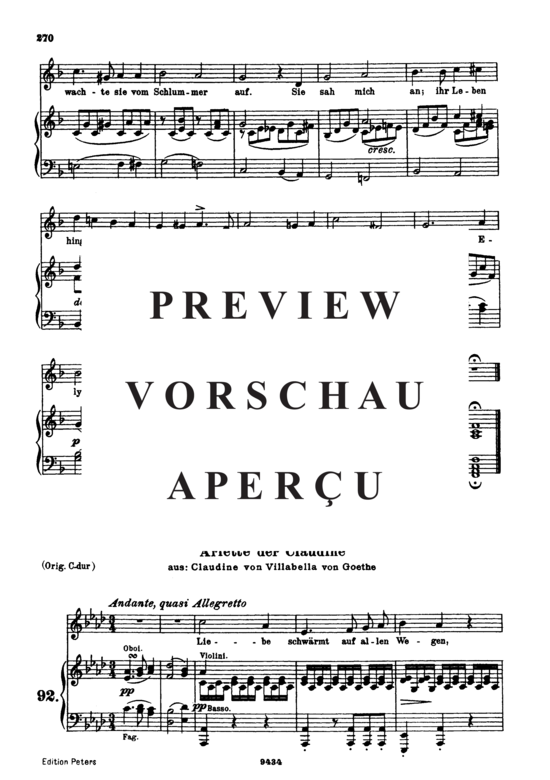 Product gallery: Page 3 of 5 Das Rosenband D.280, , Low Voice and Piano
