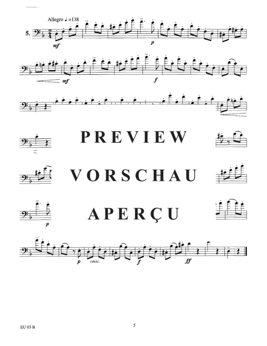 Product gallery: Page 8 of 21 Etudes for Euphonium, Vol. 3 , , (Euphonium Solo)