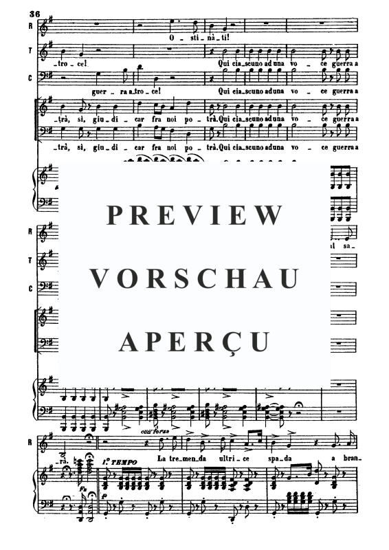 Produktgalerie: Seite 7 von 11 La tremenda ultrice spada, , Gesang und Klavier
