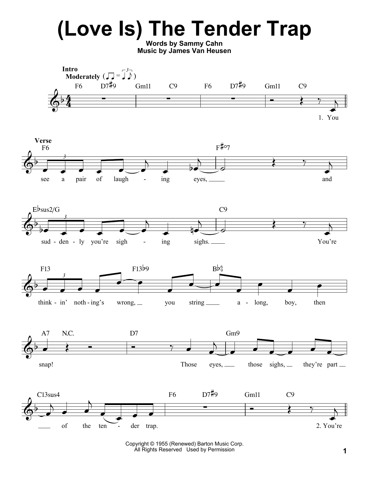 Product gallery: Page 1 of 1 (Love Is) The Tender Trap, Frank Sinatra