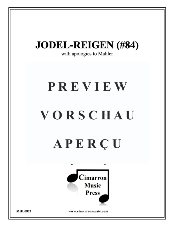 Produktgalerie: Seite 2 von 6 Jodel-Reigen, , Alphorn in F und Klavier