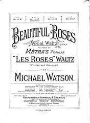 cover: Beautiful Roses, Michael Watson, Gesang, Klavier