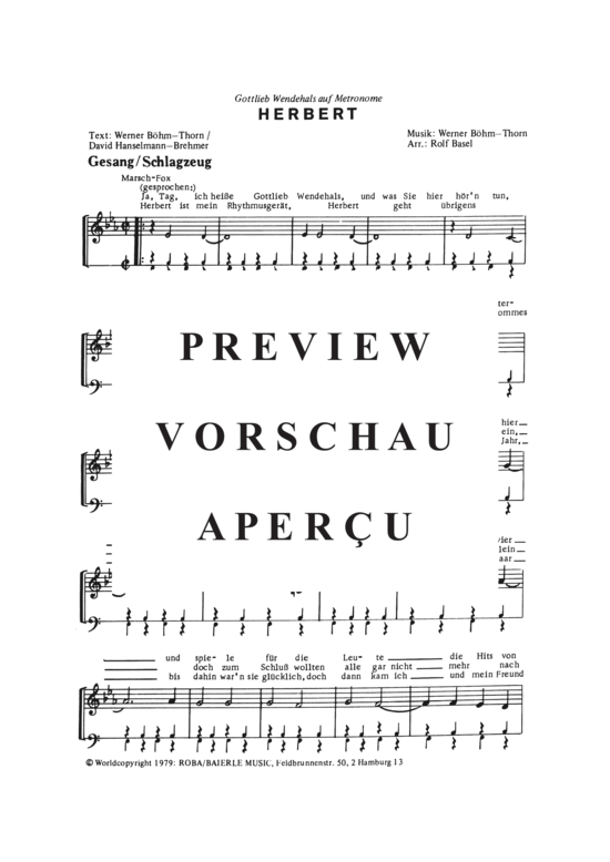 Produktgalerie: Seite 10 von 18 Herbert , Wendehals, Gottlieb, (Combo-Band)