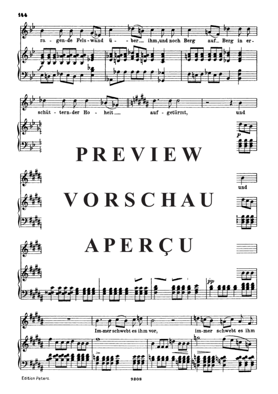 gallery: Das Heimweh D.851 , , (Gesang hoch + Klavier)