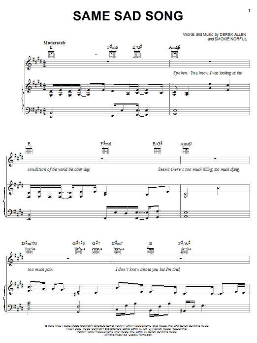 Produktbild zu: Same Sad Song