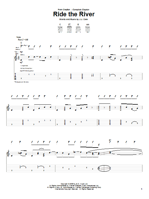 Product gallery: Page 1 of 1 Ride The River, Eric Clapton