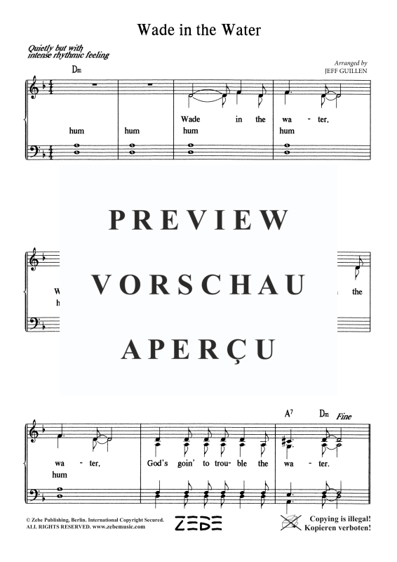 gallery: Wade In the Water, , Gemischter Chor