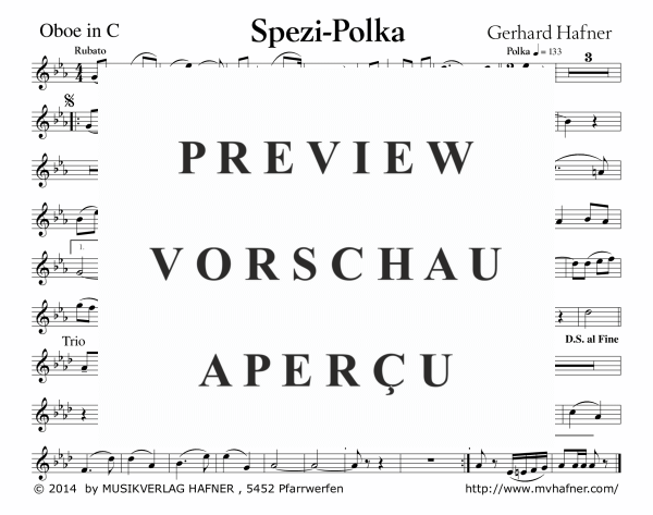 Product gallery: Page 8 of 11 Spezi-Polka, , (large wind orchestra)