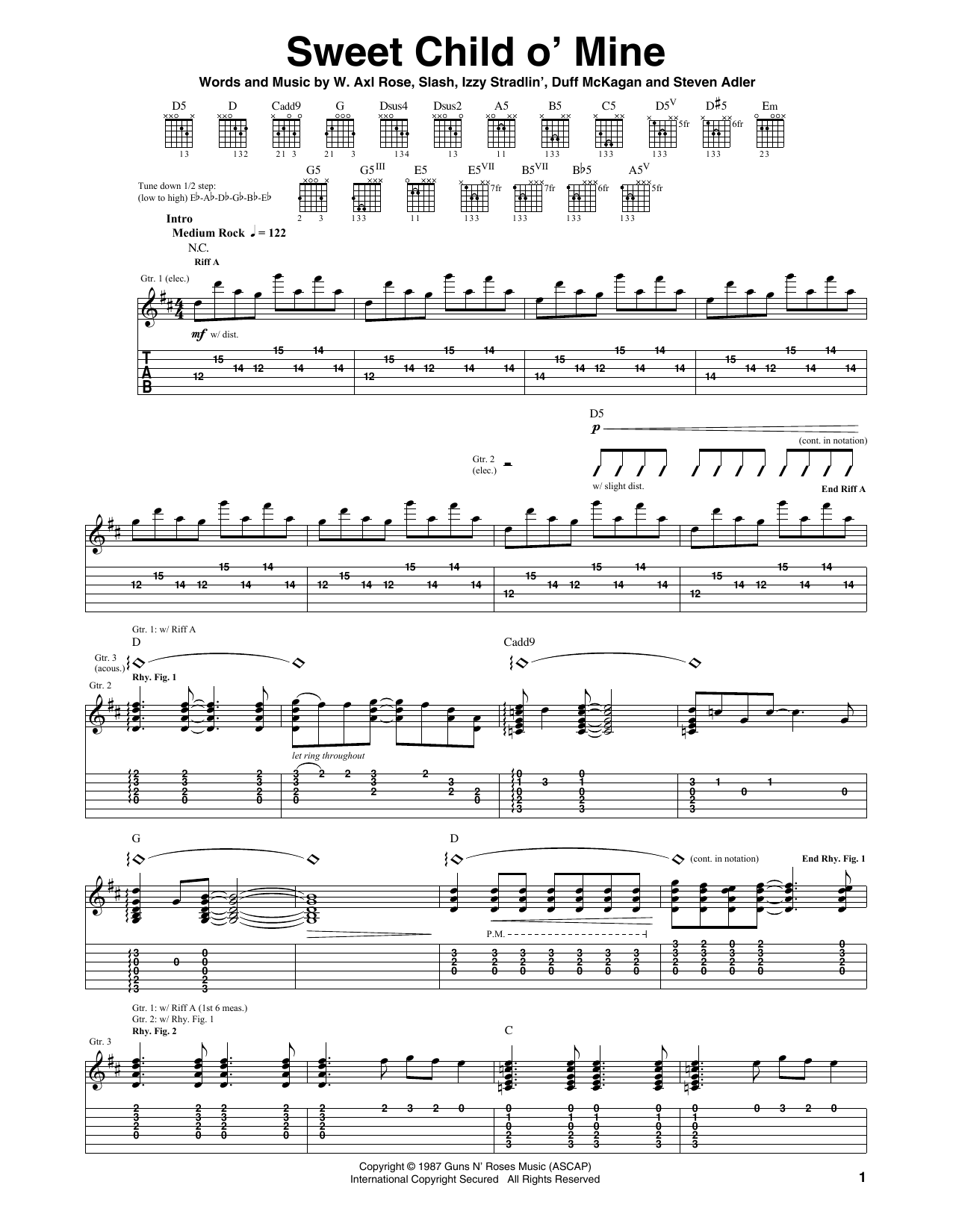 Produktbild zu: Sweet Child O' Mine