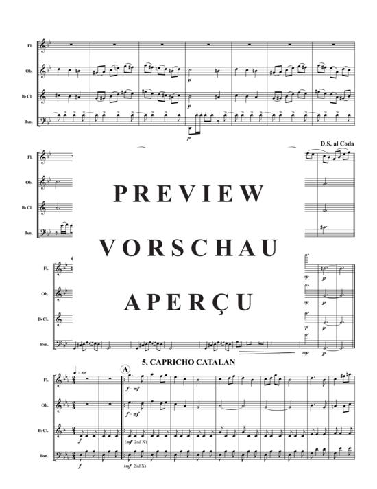 Produktgalerie: Seite 10 von 21 Espana – 6 Sätze , , (Holzbläser-Quintett)