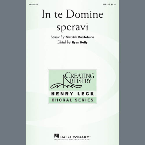 Product picture to: In Te Domine Speravi (ed. Ryan Kelly)