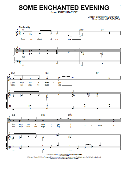 Product picture to:  Some Enchanted Evening - Rodgers & Hammerstein