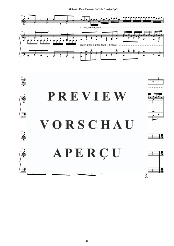 Product gallery: Page 7 of 11 Flute Concerto No.12 in C-Dur Op.5, , Flute and Piano/Harpsichord