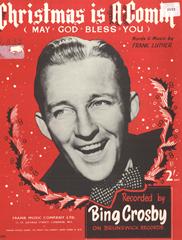 cover: Christmas Is A Comin' (May God Bless You), Bing Crosby
