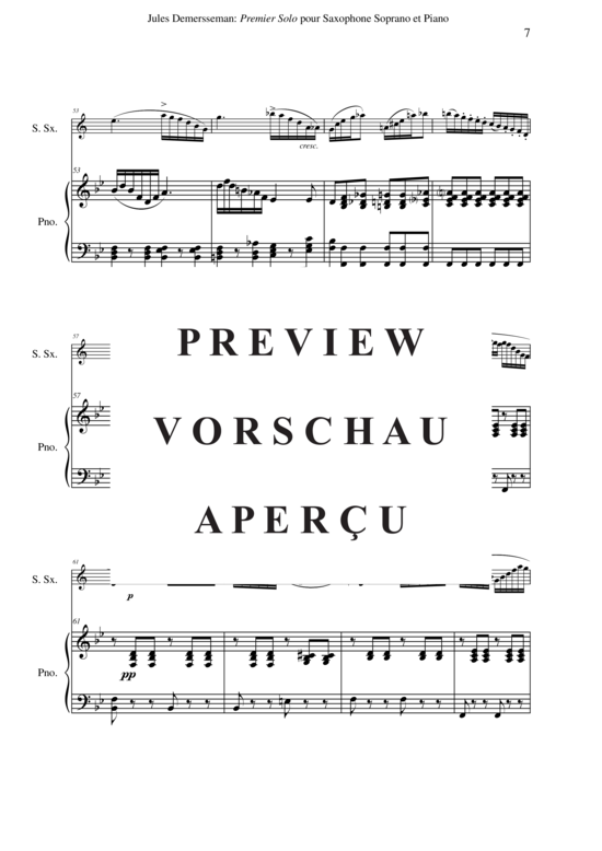 gallery: Premier Solo: Andante et Allegretto , , (Sopran-Saxophon + Klavier)