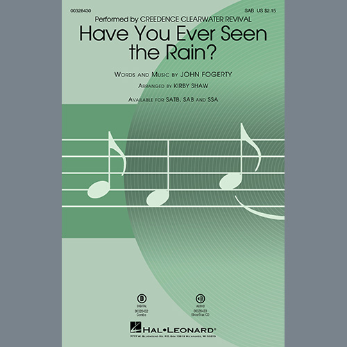 Produktbild zu: Have You Ever Seen The Rain? (arr. Kirby Shaw)