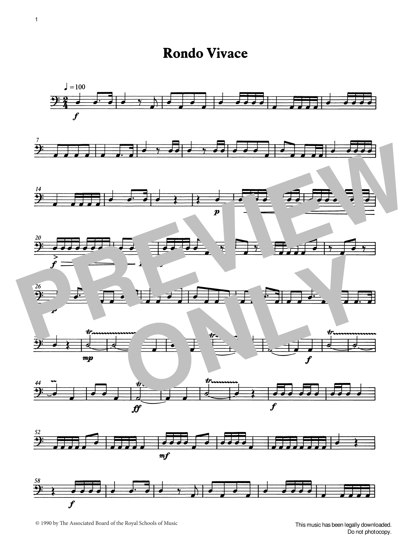 Produktgalerie: Seite 1 von 1 Rondo Vivace from Graded Music for Timpani, Book II, Ian Wright, Percussion