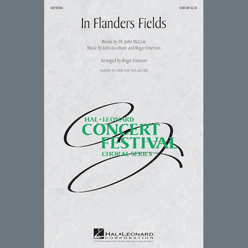 cover: In Flanders Fields, Roger Emerson & John Jacobson, Chor
