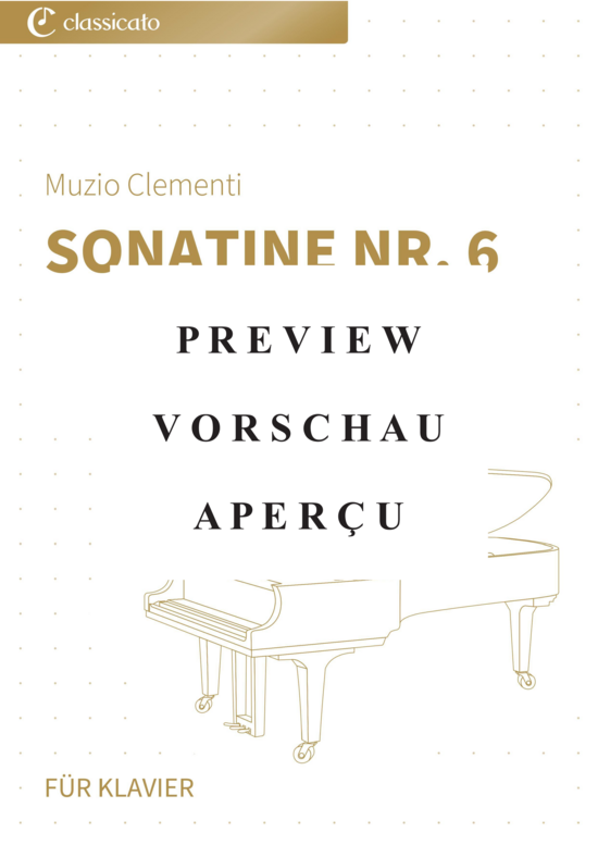 Produktgalerie: Seite 2 von 13 Sonatine Nr. 6 , , Klavier Solo