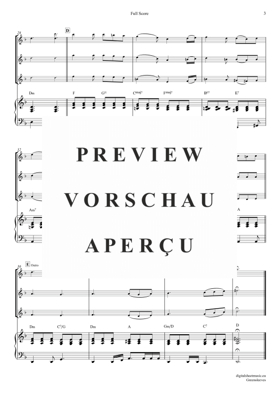 Produktgalerie: Seite 4 von 11 Greensleeves, Simoni, Edward, (Violinen Trio + Klavier)