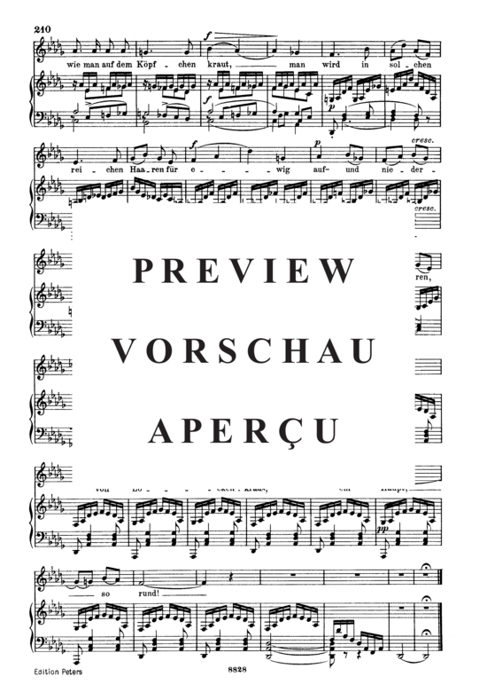 Product gallery: Page 5 of 5 Versunken D.715, , Low Voice and Piano