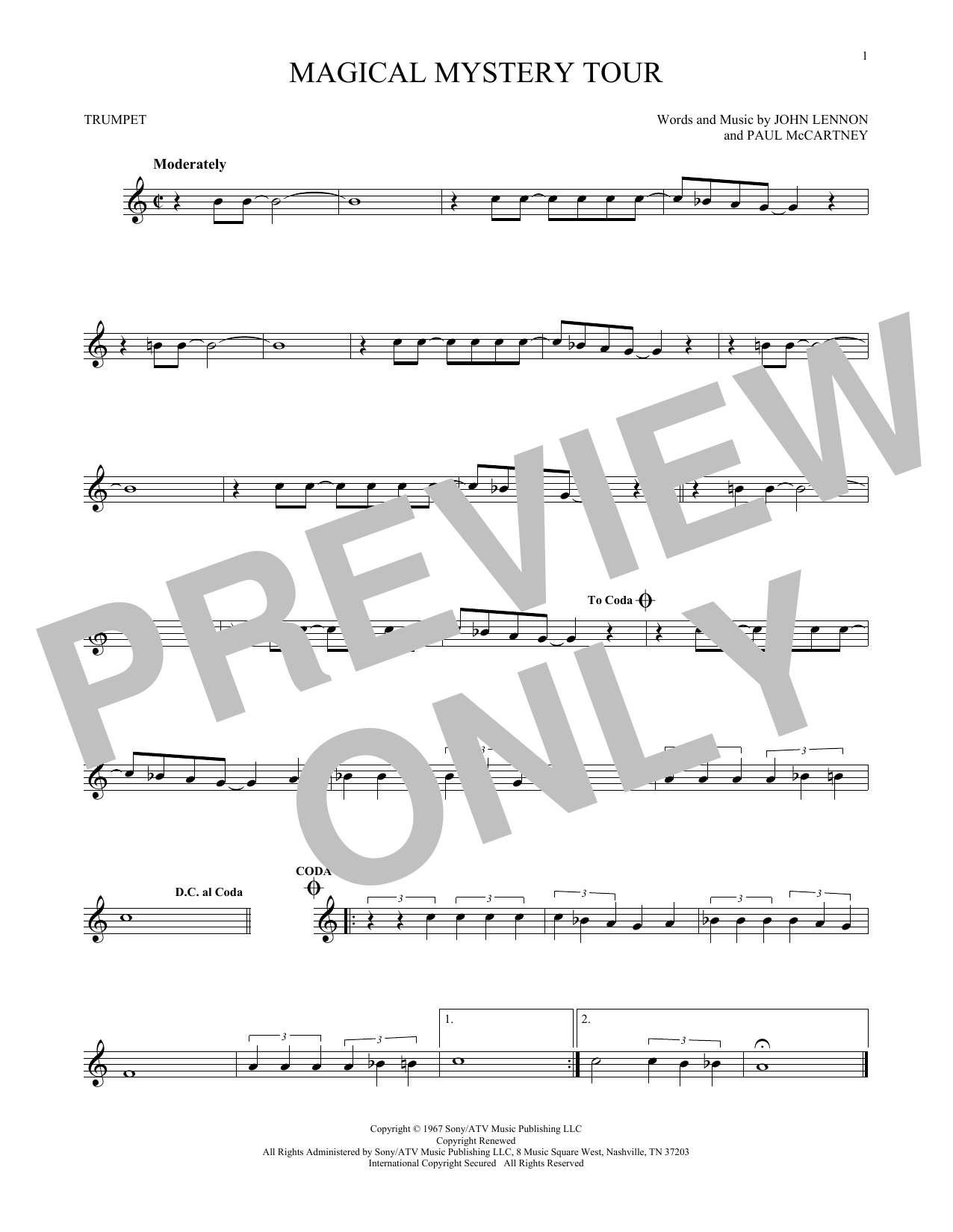 Produktgalerie: Seite 1 von 1 Magical Mystery Tour, The Beatles, Trompete