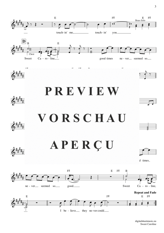 Product gallery: Page 7 of 7 Sweet Caroline , Diamond, Neil, (Keyboard)