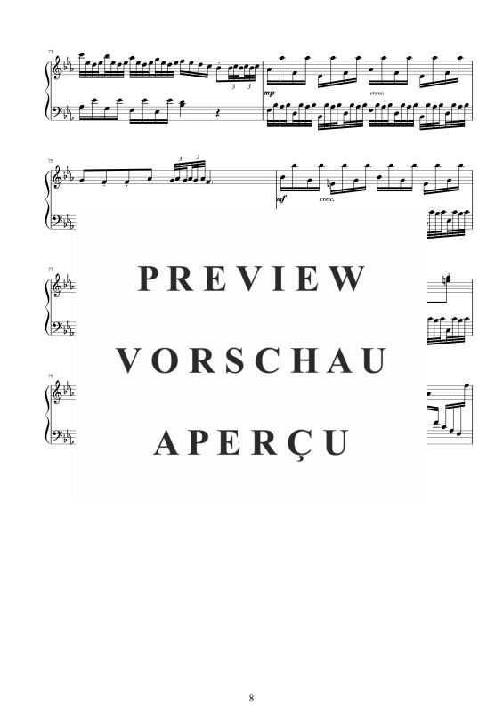 Produktgalerie: Seite 9 von 11 Fantasia in C-Moll BWV Anh. 86, , Klavier Solo