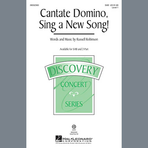 cover: Cantate Domino, Sing A New Song!, Russell Robinson, Chor