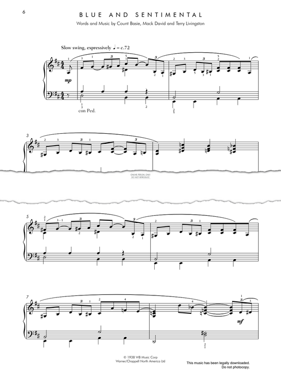 Product gallery: Page 1 of 1 Blue And Sentimental, Count Basie