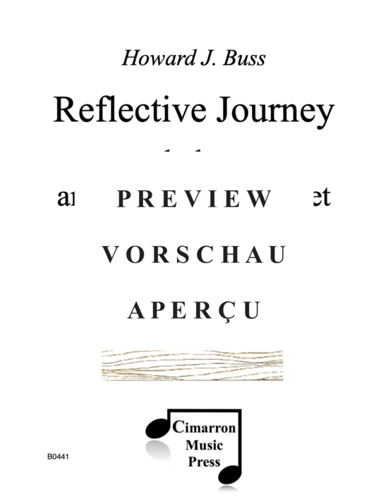 Product gallery: Page 2 of 21 Reflective Journey , , (horn solo and percussion quartet)