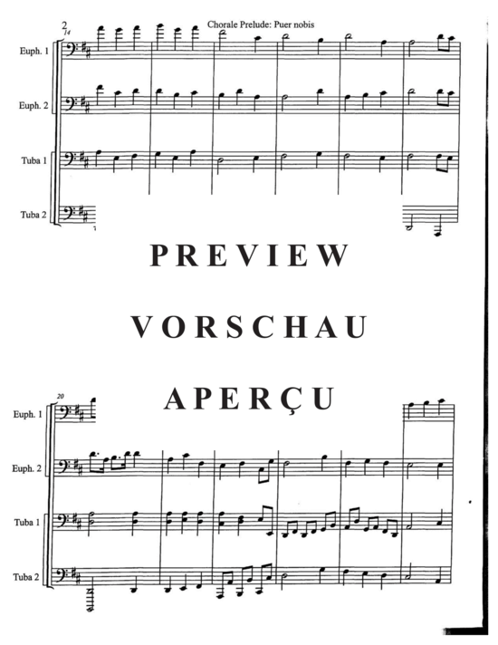 gallery: Chorale Prelude and Fugue on Puer Nobis , , (Tuba Quartett EETT)