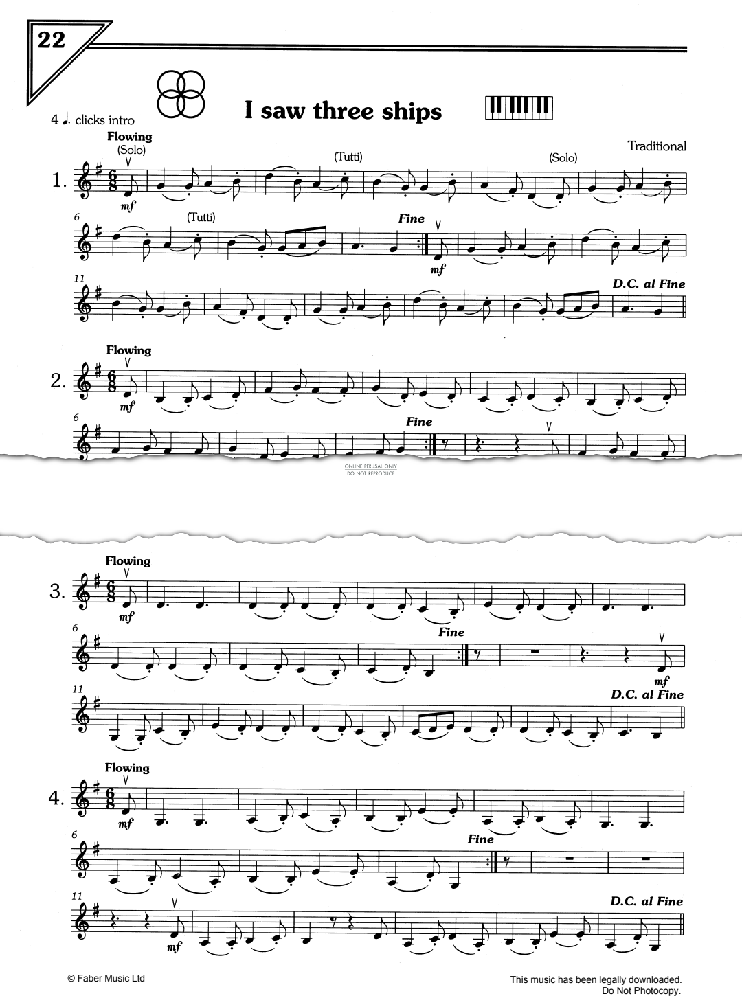 Product gallery: Page 1 of 1 I Saw Three Ships, Traditional