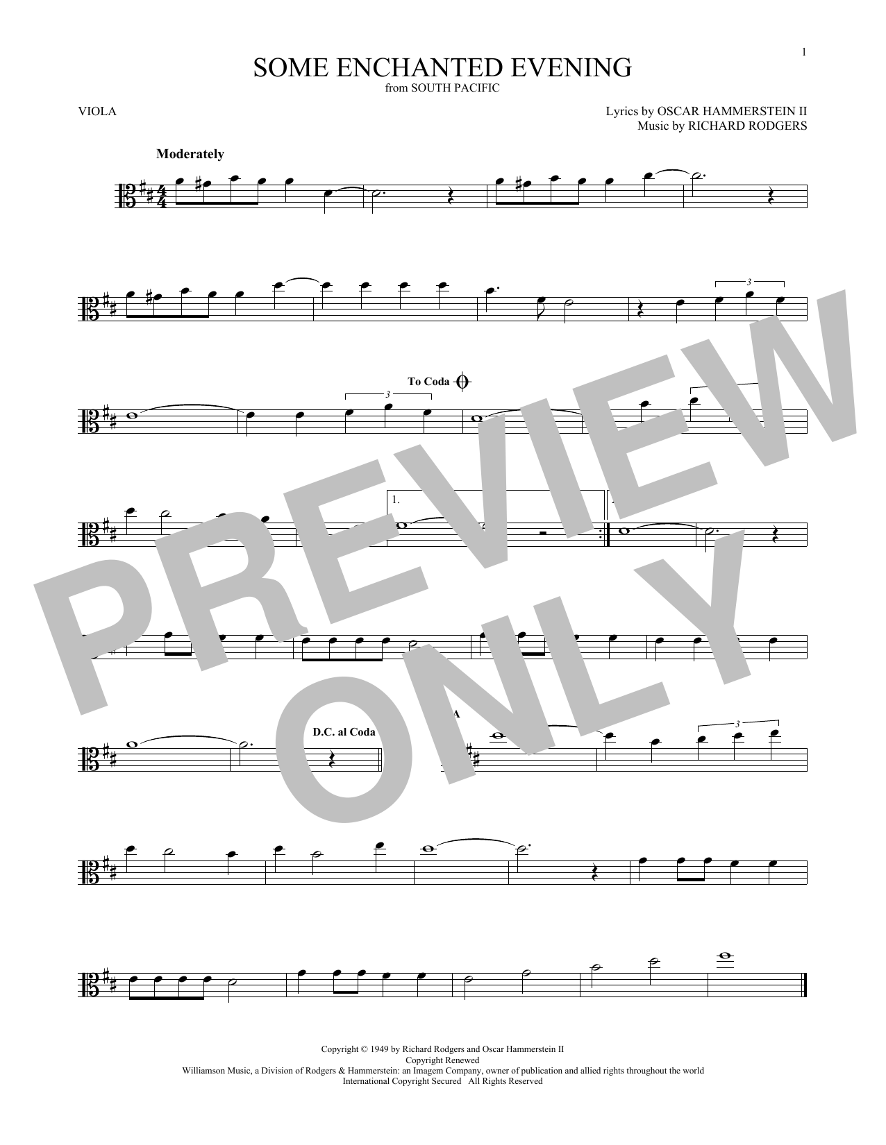 Product gallery: Page 1 of 1 Some Enchanted Evening, Rodgers & Hammerstein