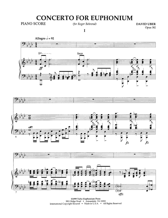 Product picture to: Concerto David Uber