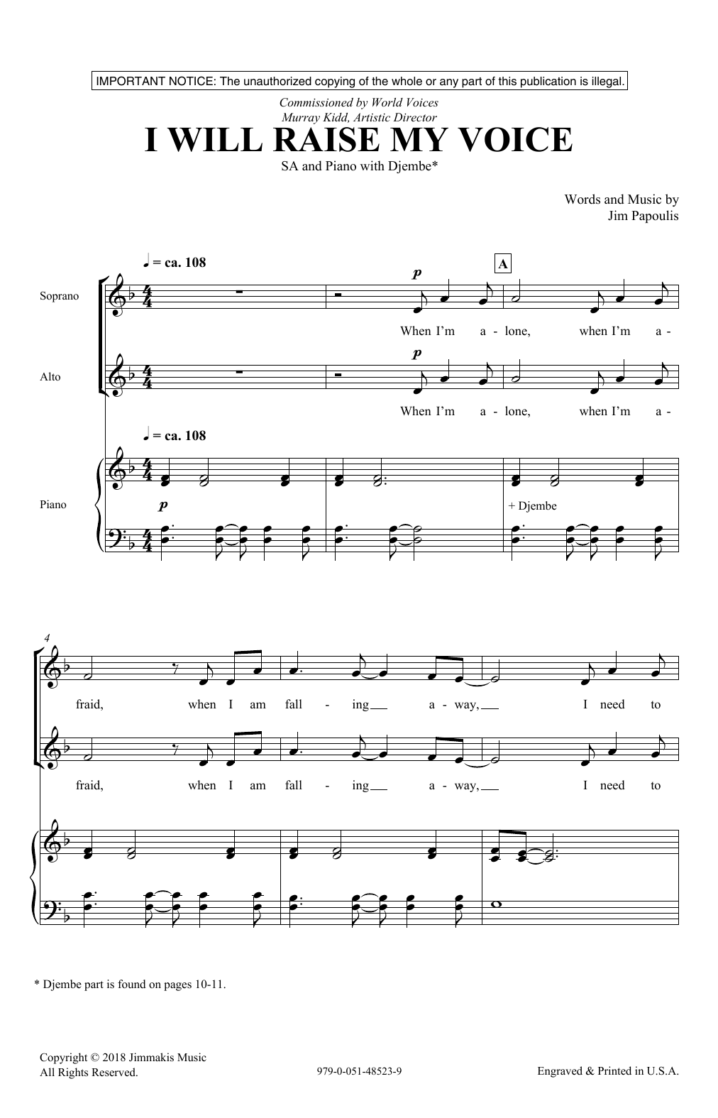 Produktbild zu: I Will Raise My Voice