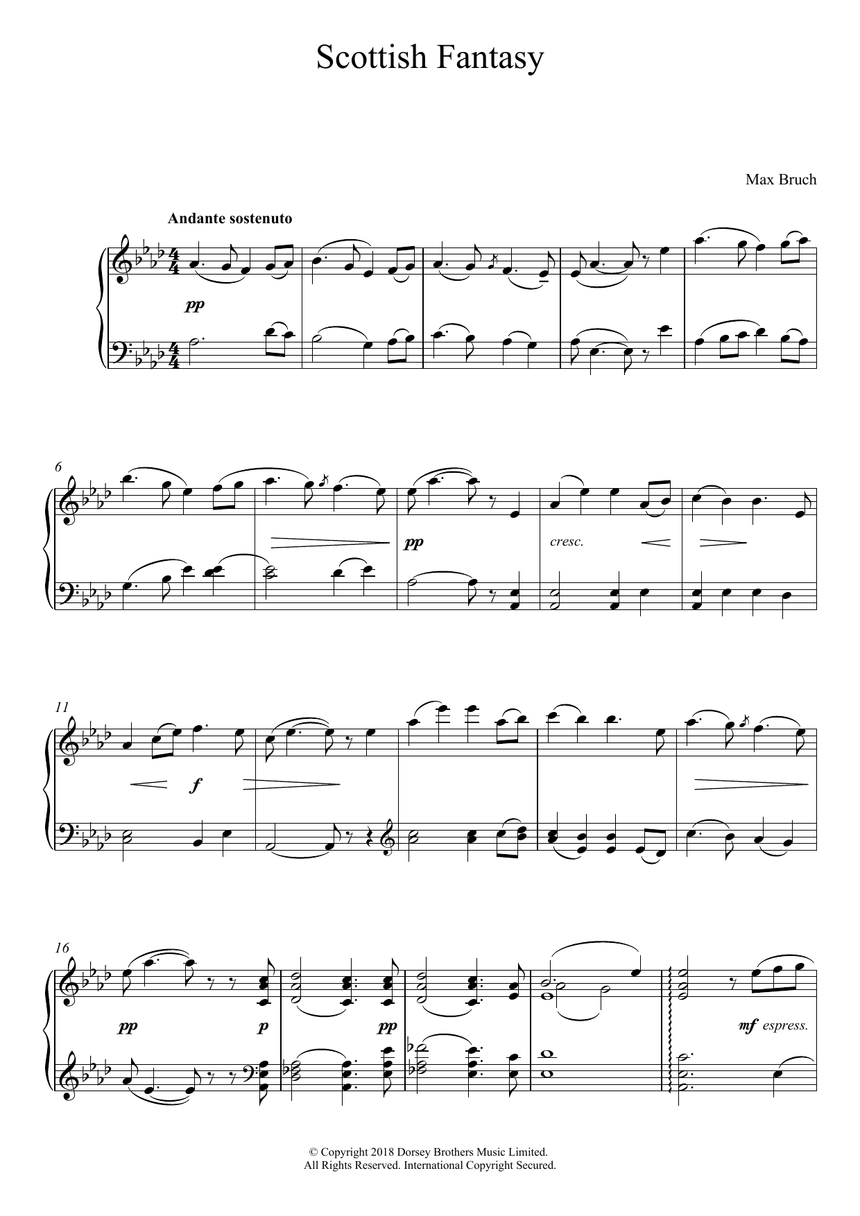 Produktbild zu: Scottish Fantasy, Op. 46
