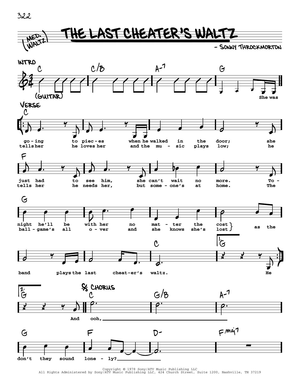 Produktbild zu: The Last Cheater's Waltz