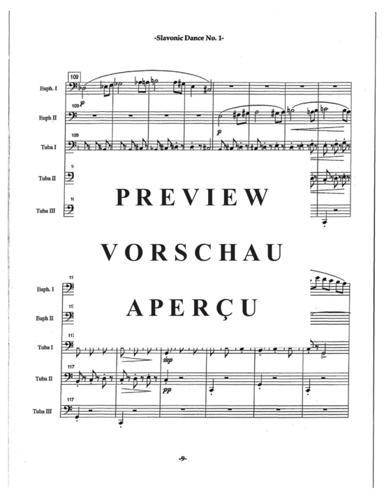 Product gallery: Page 13 of 21 Slavonic Dances Op. 46 No. 1 , , (Tuba Quartett EETT)