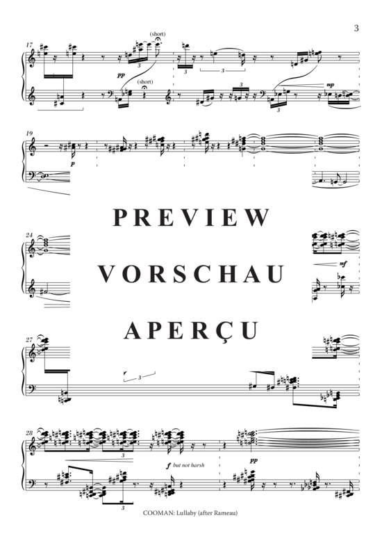 Product gallery: Page 4 of 8 Lullaby (after Rameau) , , Piano Solo