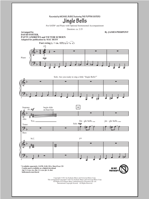 Produktgalerie: Seite 1 von 1 Jingle Bells, Mac Huff, Chor